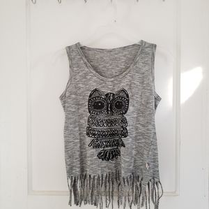 Owl Tank Crop-Tee